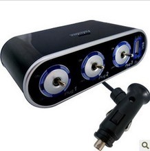 一拖三電源分配器 提升車載電器的智能化與便捷性